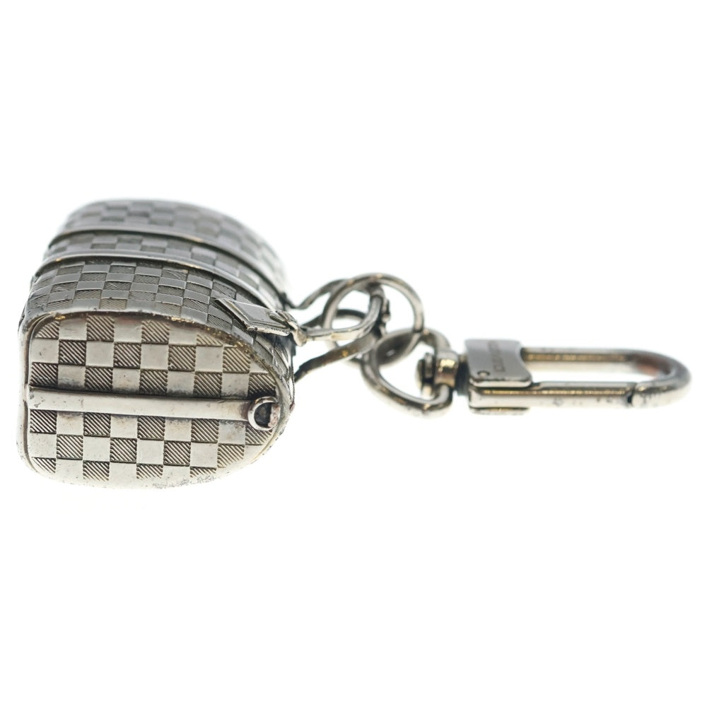 LOUIS VUITTON(ルイヴィトン) ダミエ ザ キーポル バッグチャーム キーホルダー メタル キーポル シルバー M00023