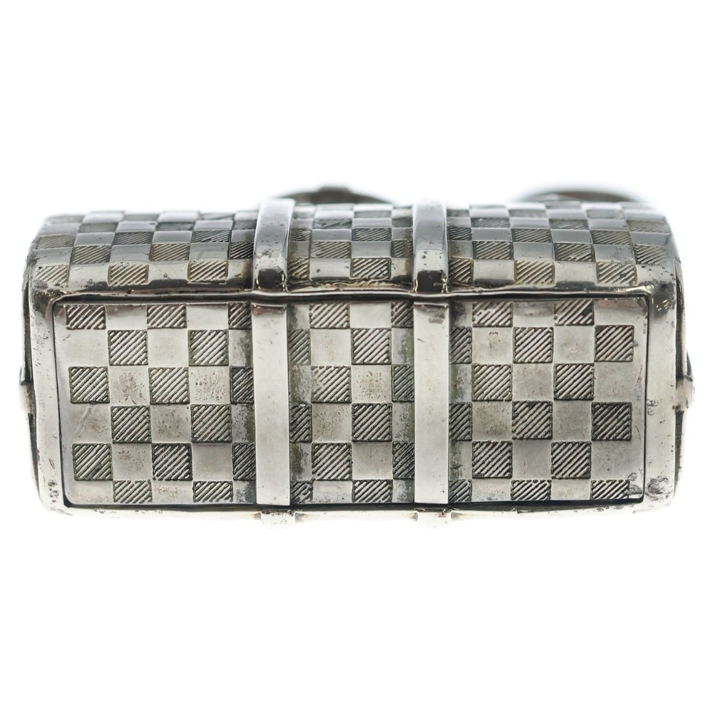 LOUIS VUITTON(ルイヴィトン) ダミエ ザ キーポル バッグチャーム キーホルダー メタル キーポル シルバー M00023