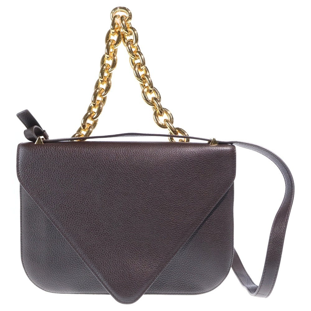 BOTTEGA VENETA(ボッテガヴェネタ) マウント 2WAYショルダーバッグ ブラウン レザー ショルダーバッグ レディース