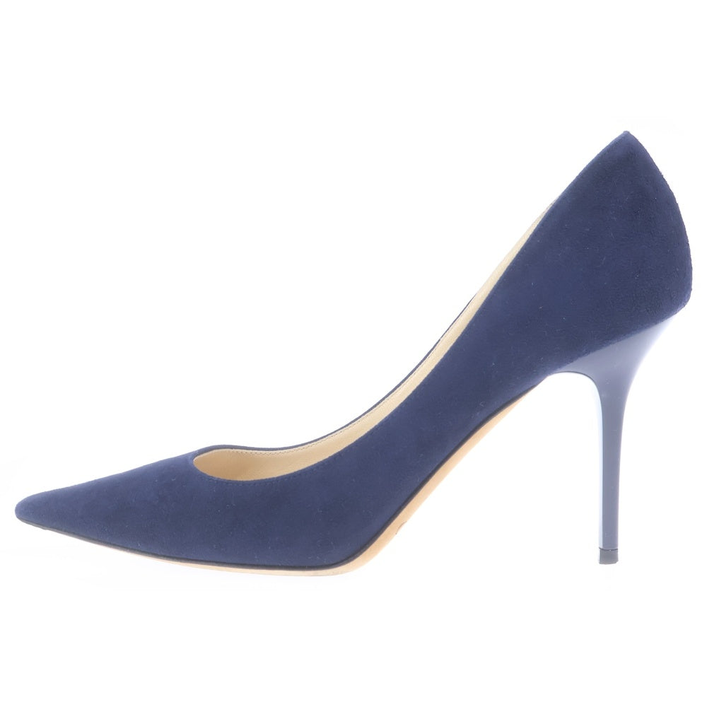 JIMMY CHOO(ジミーチュウ) Romy85 スエードレザー ヒール パンプス シューズ ネイビー レディース