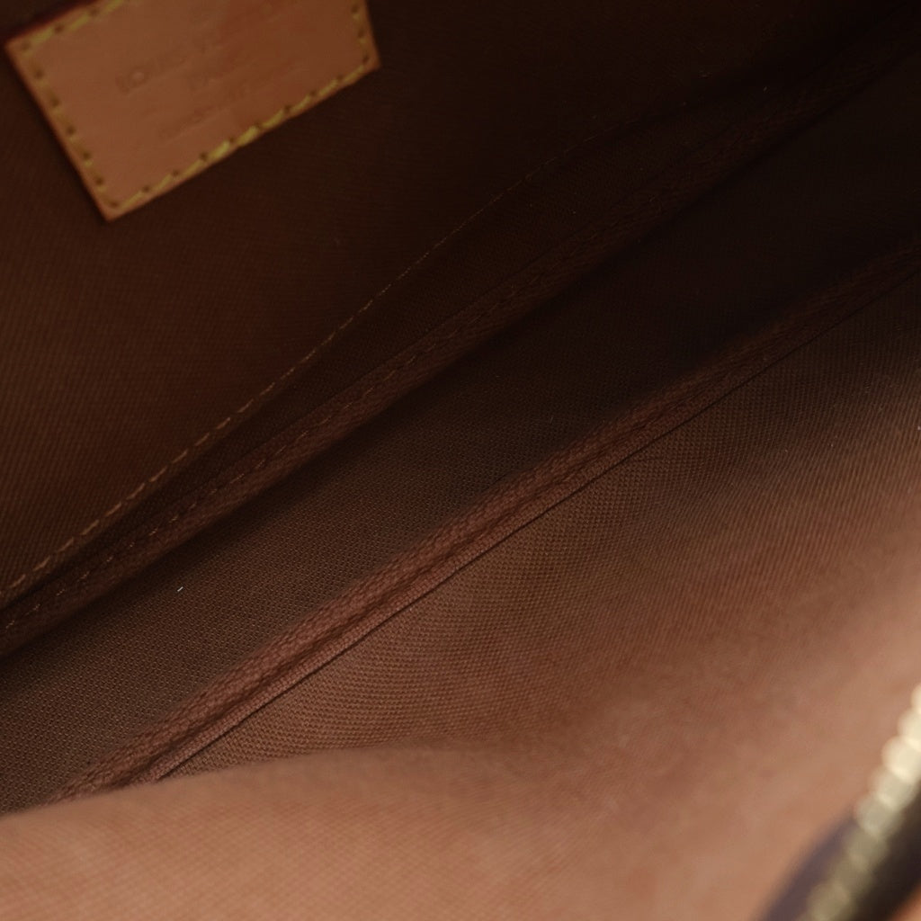 LOUIS VUITTON(ルイヴィトン) モノグラム ミュルティ・ポシェット・アクセソワール ローズクレール ショルダーバッグ チェーンバッグ ブラウン×ピンク レザー×PVC M44840 ゴールド金具 レディース