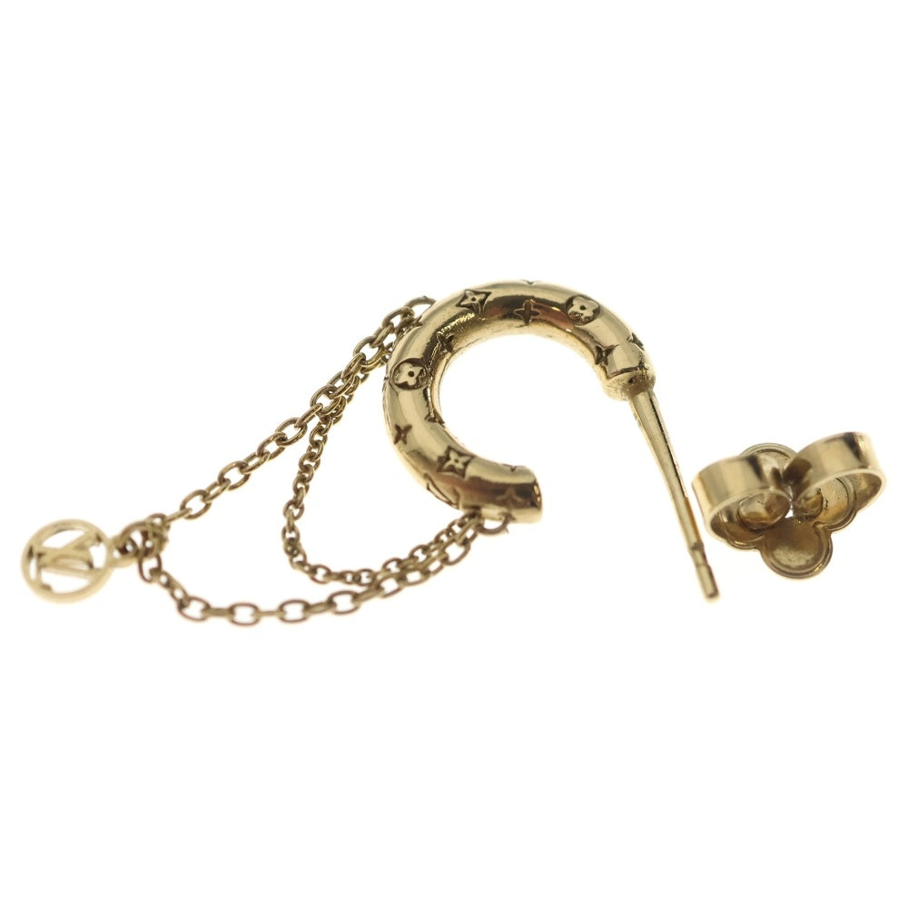 LOUIS VUITTON(ルイヴィトン) ナノグラム フープピアス GP ゴールド M00572 レディース