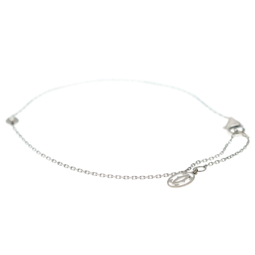 Cartier(カルティエ) ダムール 1Pダイヤ ブレスレット シルバー K18 1.4g レディース