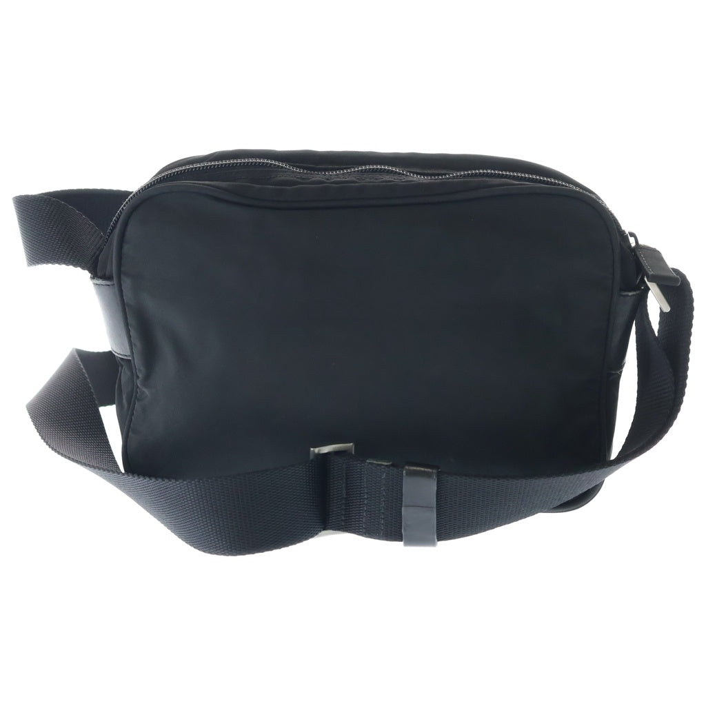 PRADA(プラダ) ショルダーバッグ ミニバッグ ブラック ナイロン シルバー金具 レディース