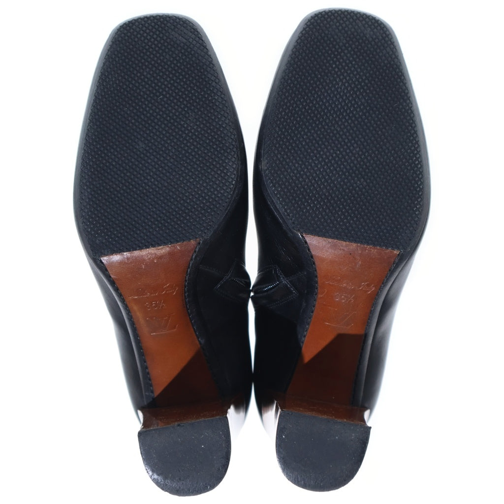 LOUIS VUITTON(ルイヴィトン) LVイニシャルショートブーツ ブラック レザー#35 1/2 レディース
