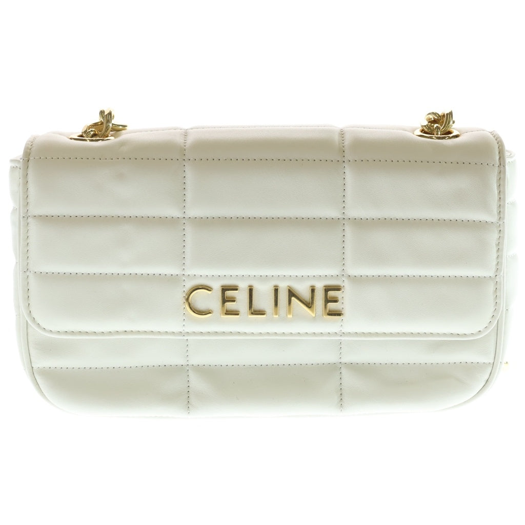 CELINE(セリーヌ) モノクローム チェーンショルダーバッグ ミニバッグ