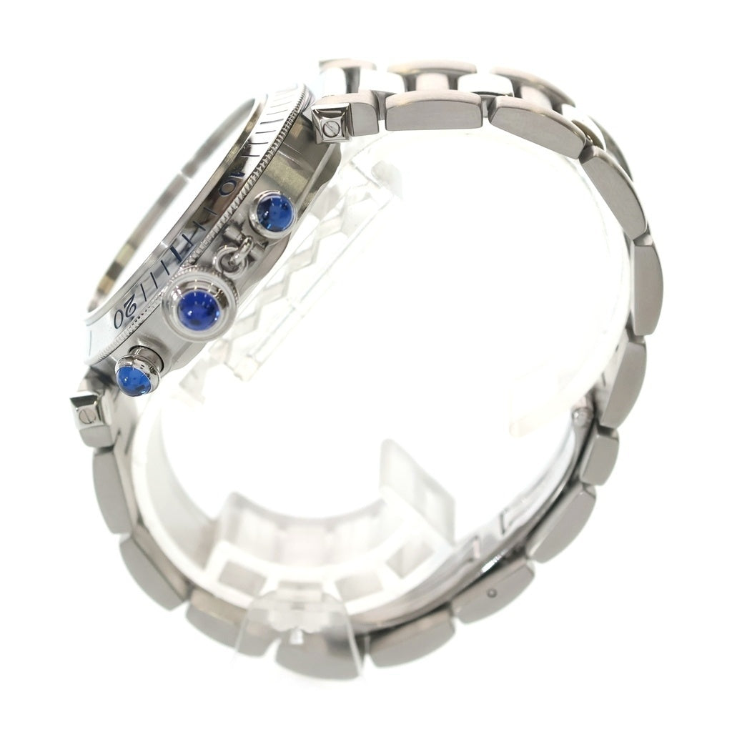 Cartier(カルティエ) パシャ38MM クロノグラフ SS/QZ ステンレス クオーツ クォーツ デイト 腕時計 W31018H3 白文字盤