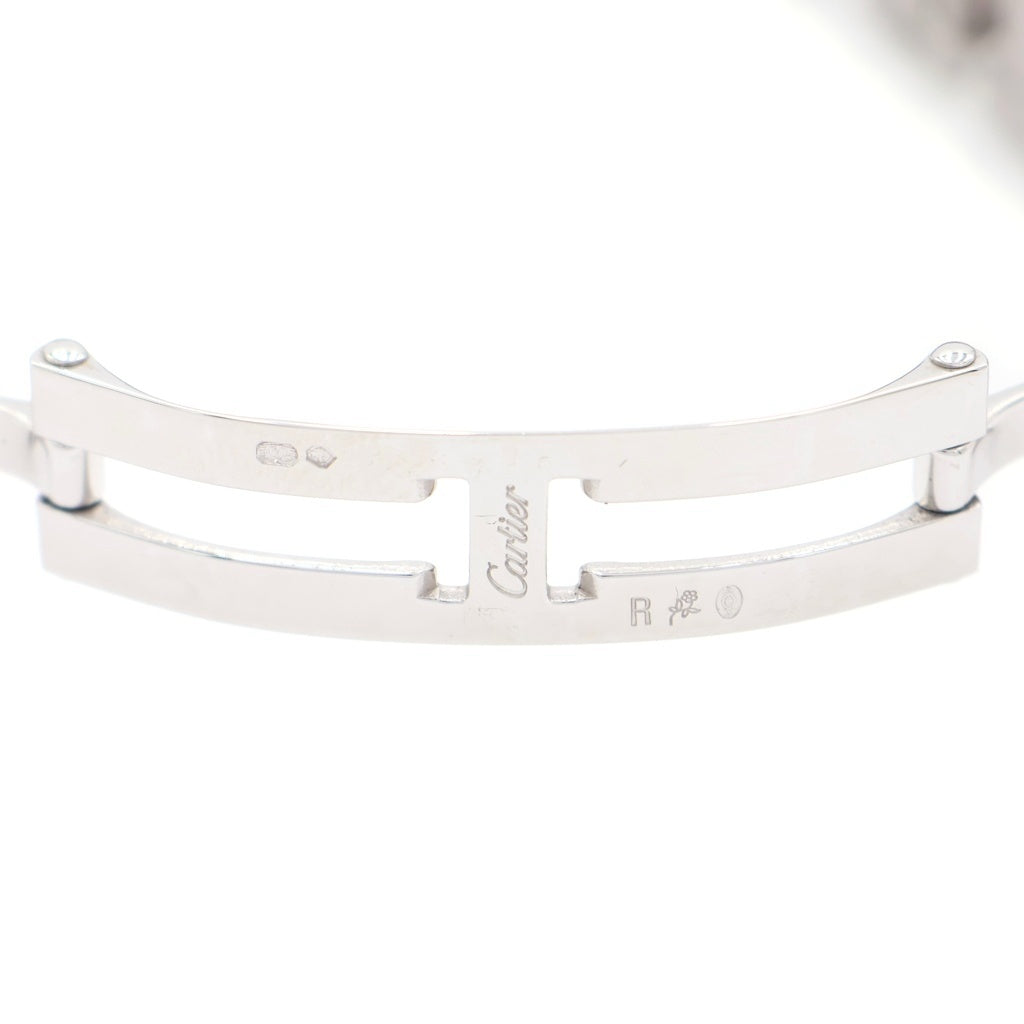 Cartier(カルティエ) タンクフランセーズLM シルバー文字盤 自動巻き 腕時計 K18WG ホワイトゴールド W50011S3 レディース