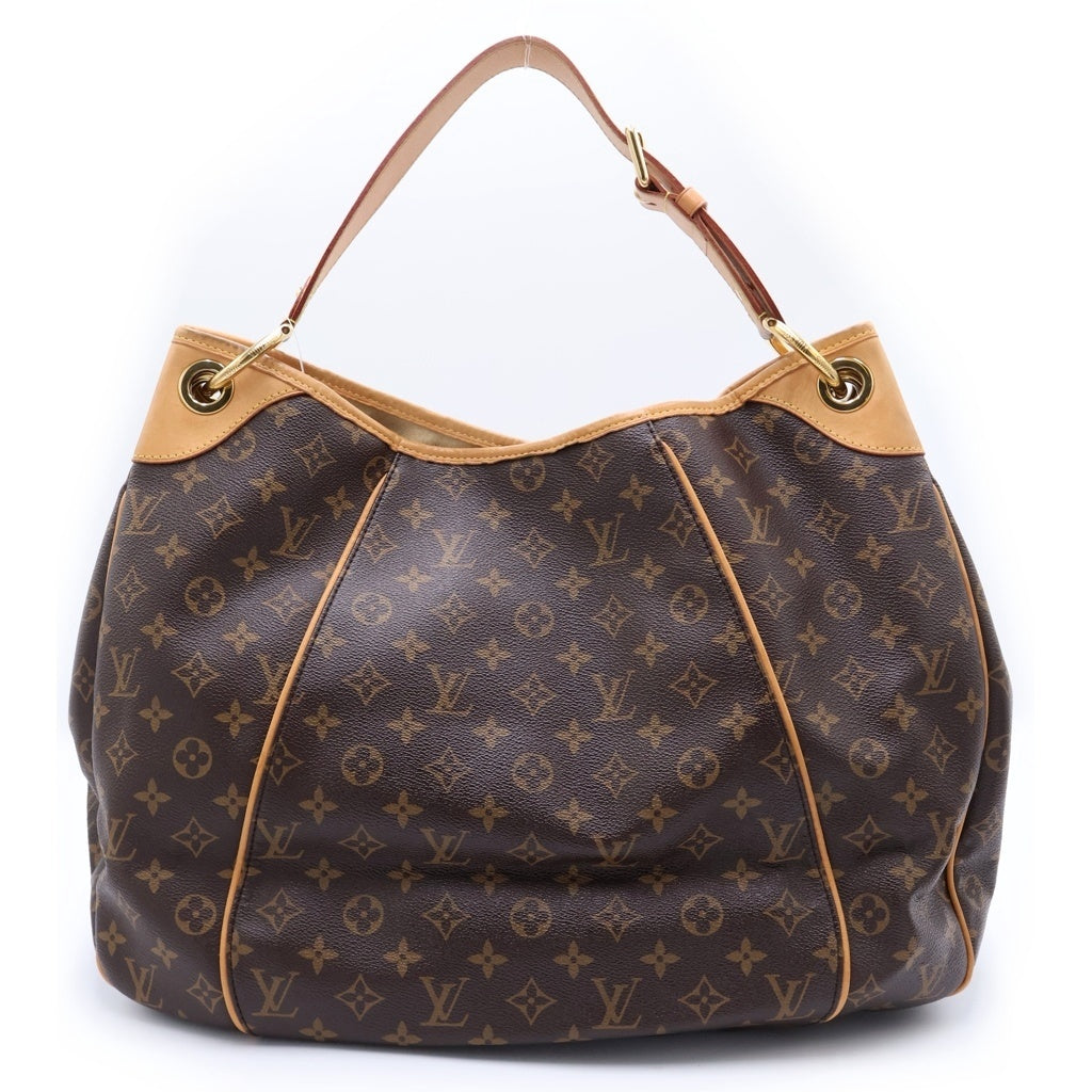 LOUIS VUITTON(ルイヴィトン) モノグラム ガブリエラGM トートバッグ ハンドバッグ ブラウン レザー×PVC M56381 ゴールド金具