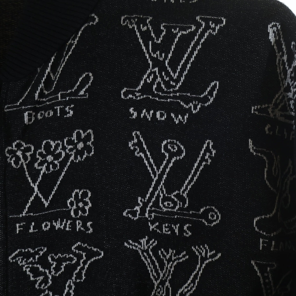 LOUIS VUITTON(ルイヴィトン) LVカートゥーンブルゾン ライトジャケット ブラック #M RM211M ZMH HKY21W
