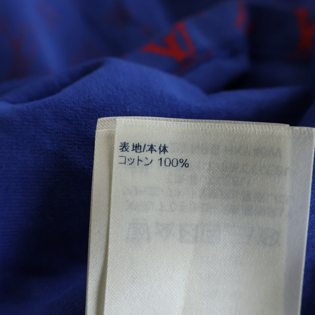 LOUIS VUITTON(ルイヴィトン) モノグラムグラディエントTシャツ ブルー×レッド #L RM212Q NPG HKY46W