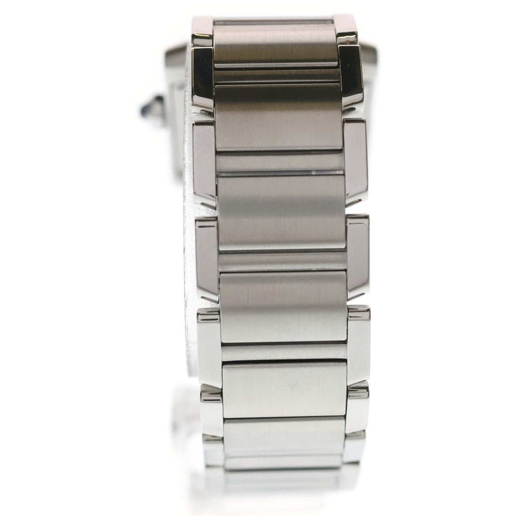 Cartier(カルティエ) タンクフランセーズMM 白文字盤 SS/QZ ステンレス クオーツ クォーツ 腕時計 W51003Q3 レディース