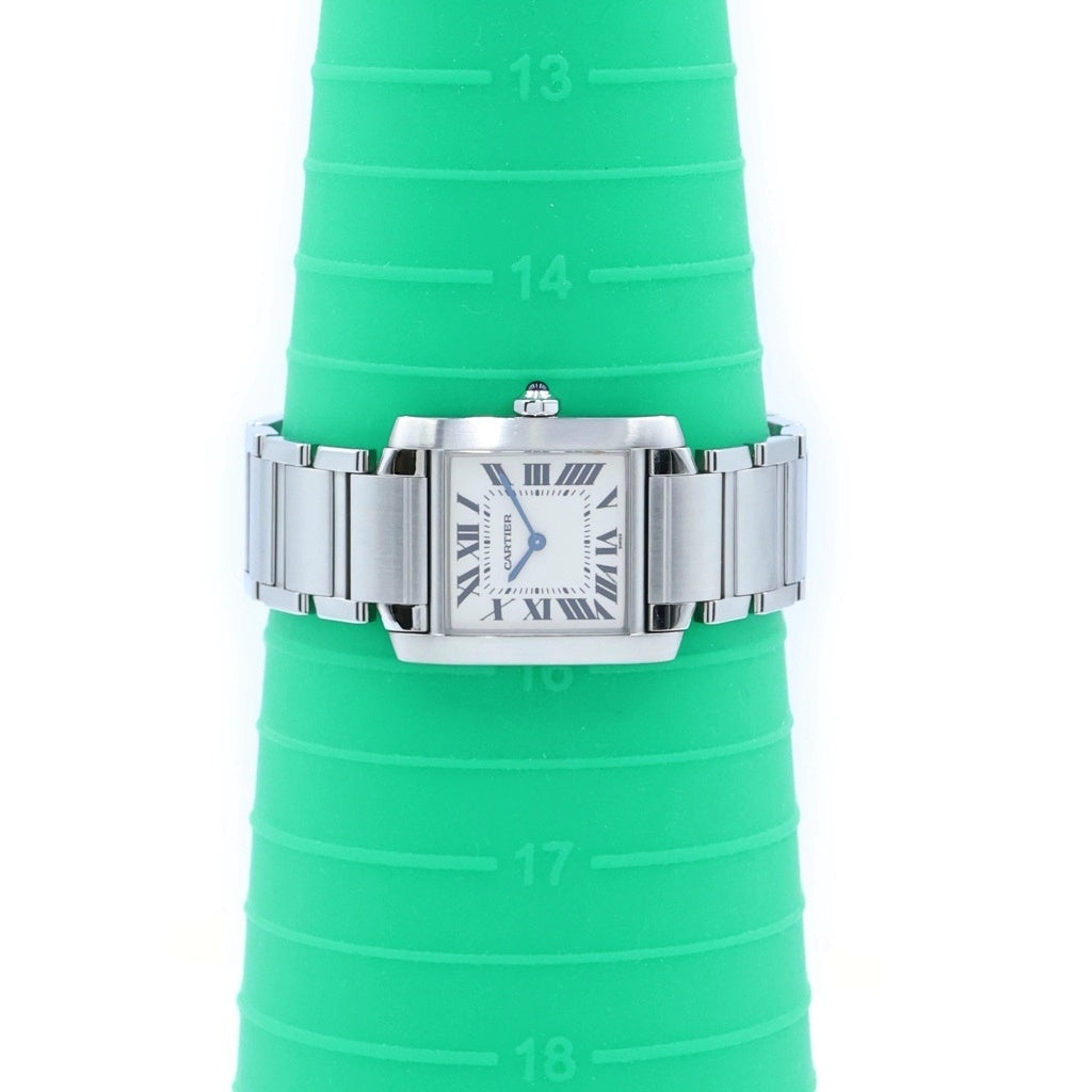 Cartier(カルティエ) タンクフランセーズMM 白文字盤 SS/QZ ステンレス クオーツ 腕時計 W51003Q3