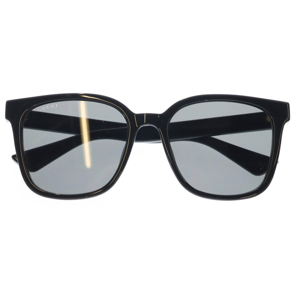 GUCCI(グッチ) ウェリントン アジアンフィット ロゴ セルフレーム サングラス メガネ GG1346SK ブラック