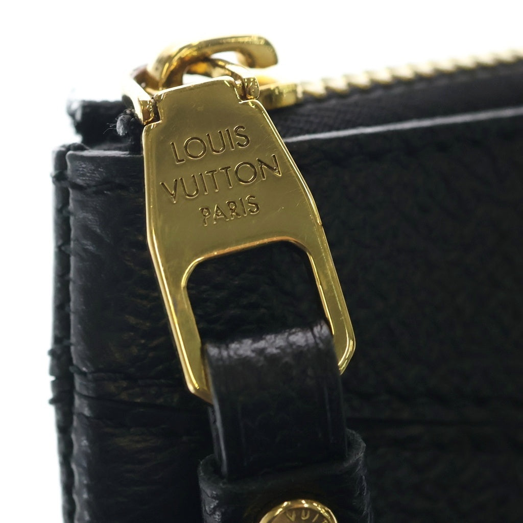 LOUIS VUITTON(ルイヴィトン) アンプラント デイリーポーチ クラッチバッグ セカンドバッグ ブラック レザー M62937 ゴールド金具 レディース