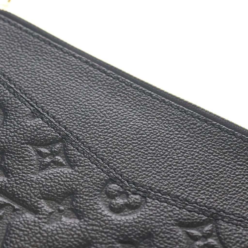 LOUIS VUITTON(ルイヴィトン) アンプラント デイリーポーチ クラッチバッグ セカンドバッグ ブラック レザー M62937 ゴールド金具 レディース
