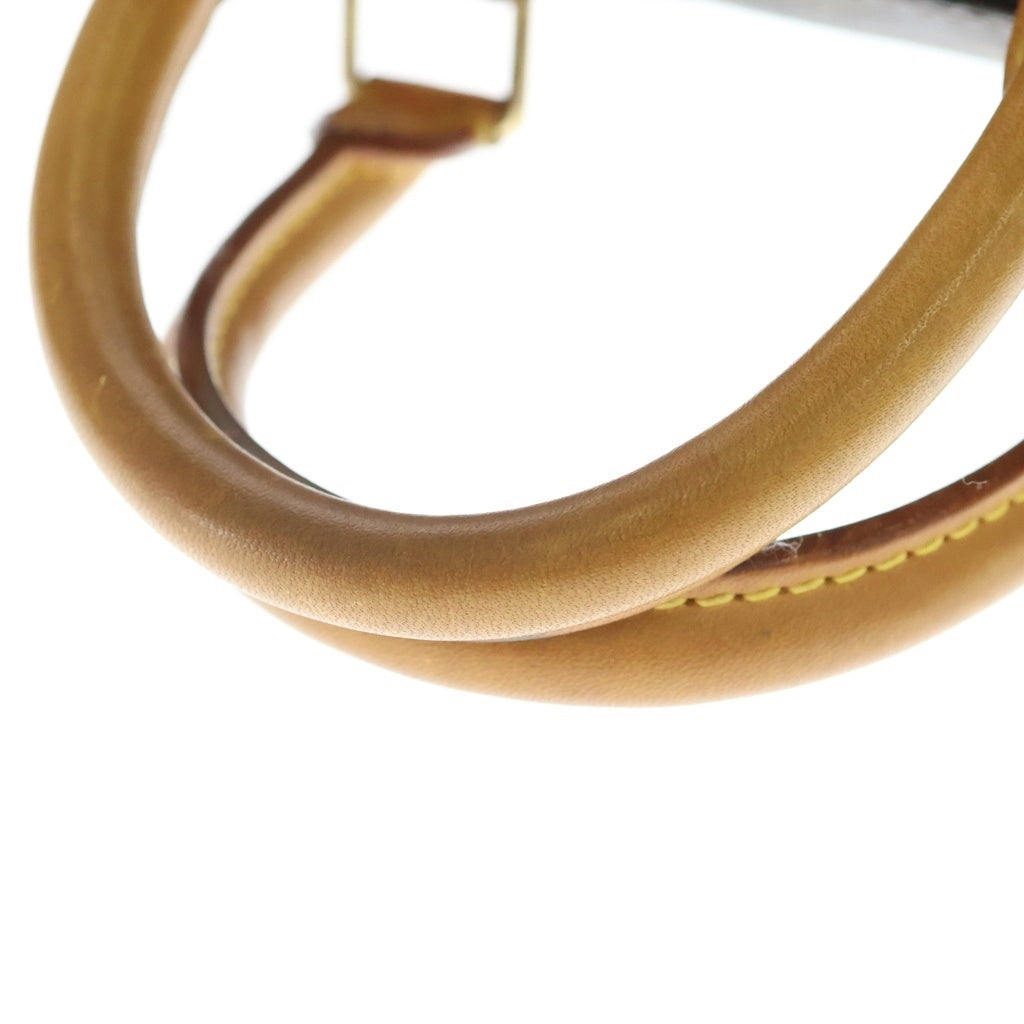 LOUIS VUITTON(ルイヴィトン) モノグラム スピーディ25 ハンドバッグ ボストンバッグ ブラウン レザー×PVC M41528 ゴールド金具 レディース