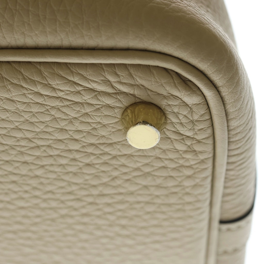 HERMES(エルメス) ピコタンPM トリヨンクレマンス ゴールド金具 ハンドバッグ K刻印 トレンチ ベージュ レディース