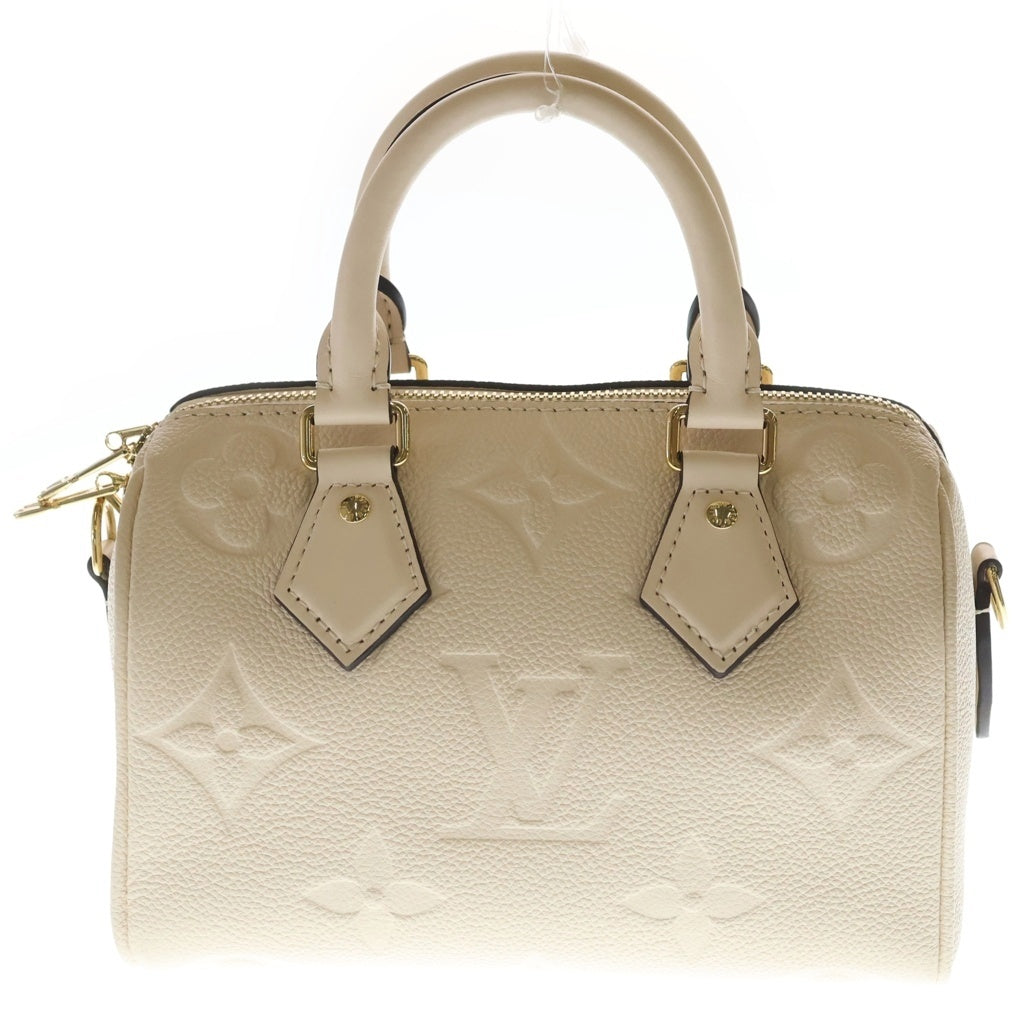 LOUIS VUITTON(ルイヴィトン) モノグラム・アンプラント スピーディ・バンドリエール20 2WAYバッグ ハンドバッグ ショルダーバッグ アイボリー レザー M58954 ゴールド金具 レディース