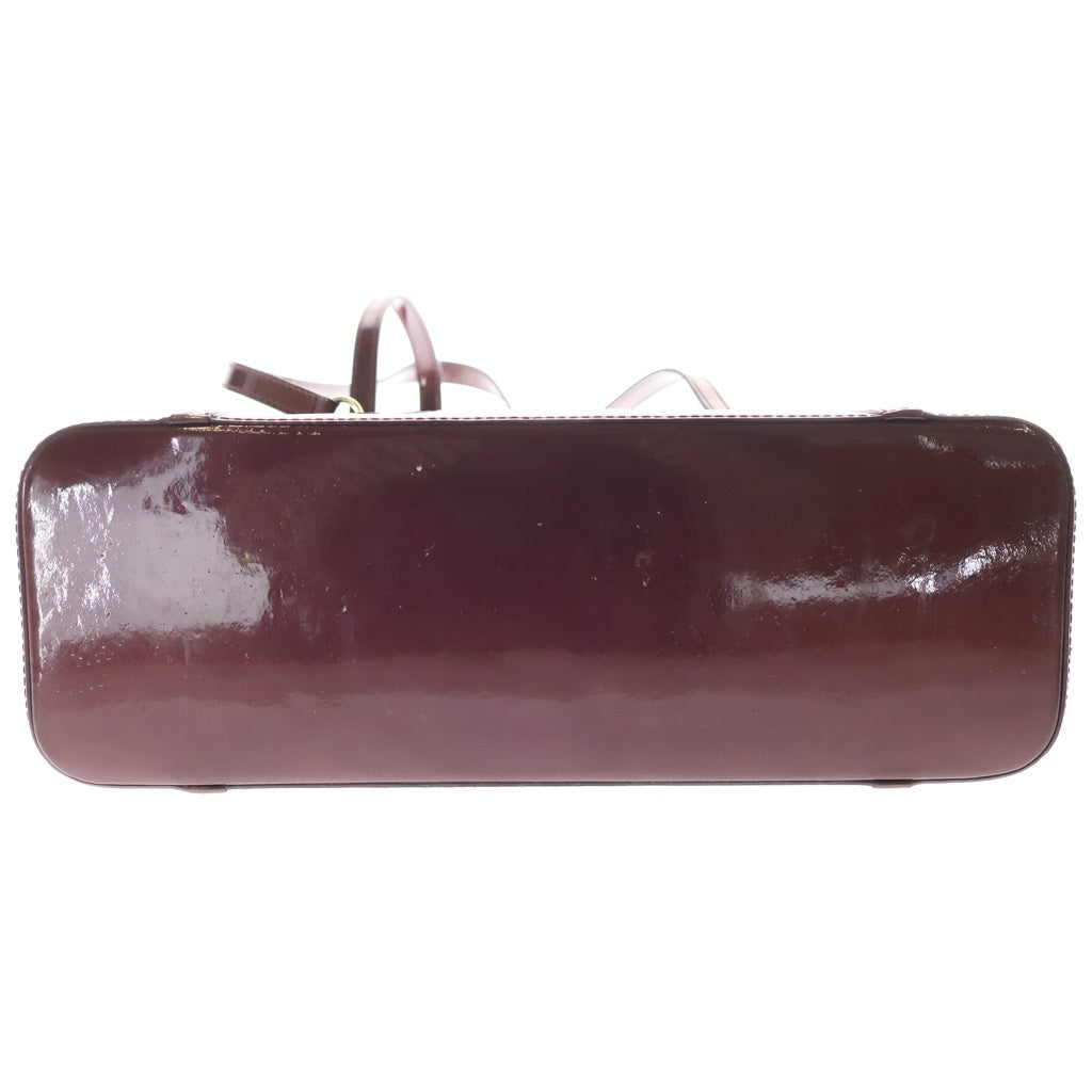 LOUIS VUITTON(ルイヴィトン) アヴァロンジップ モノグラム ヴェルニ パテントレザー ショルダーバッグ ボルドー M91745 レディース