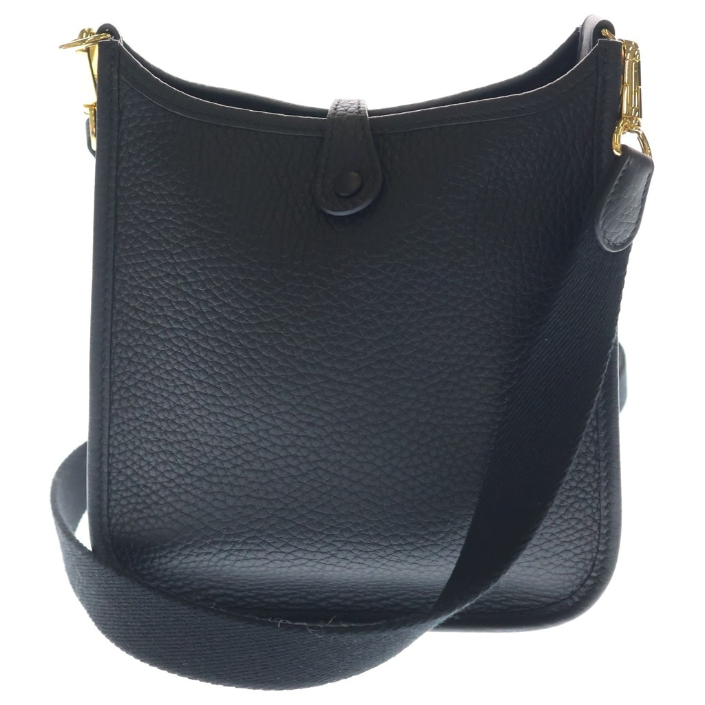 HERMES(エルメス) エブリンTPM トリヨンクレマンス ゴールド金具 ショルダーバッグ K刻印 ブラック レディース