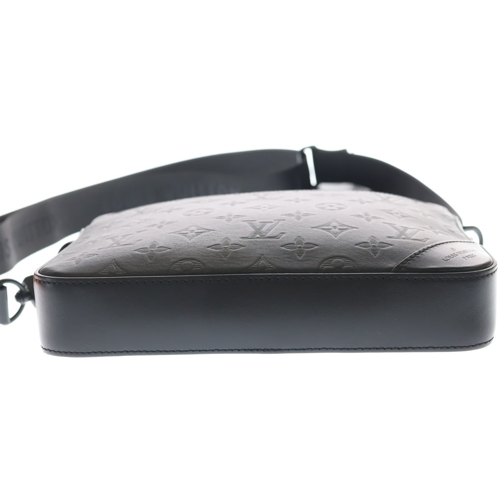 LOUIS VUITTON(ルイヴィトン) デュオメッセンジャー ショルダーバック モノグラム シャドウ レザー ブラック M69827 レディース
