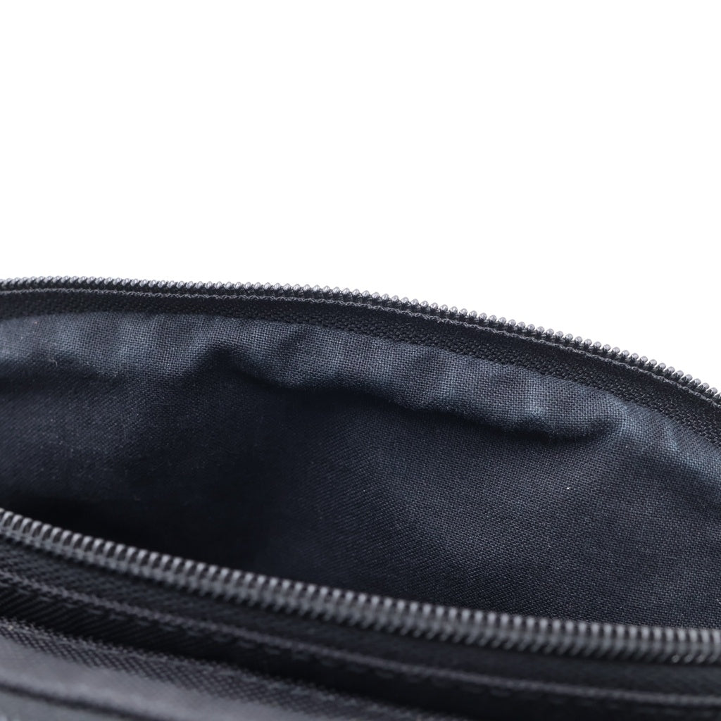 BALENCIAGA(バレンシアガ) エクスプローラー ワッペンロゴ ナイロン ボディ ショルダー ウエストバッグ ブラック 482389