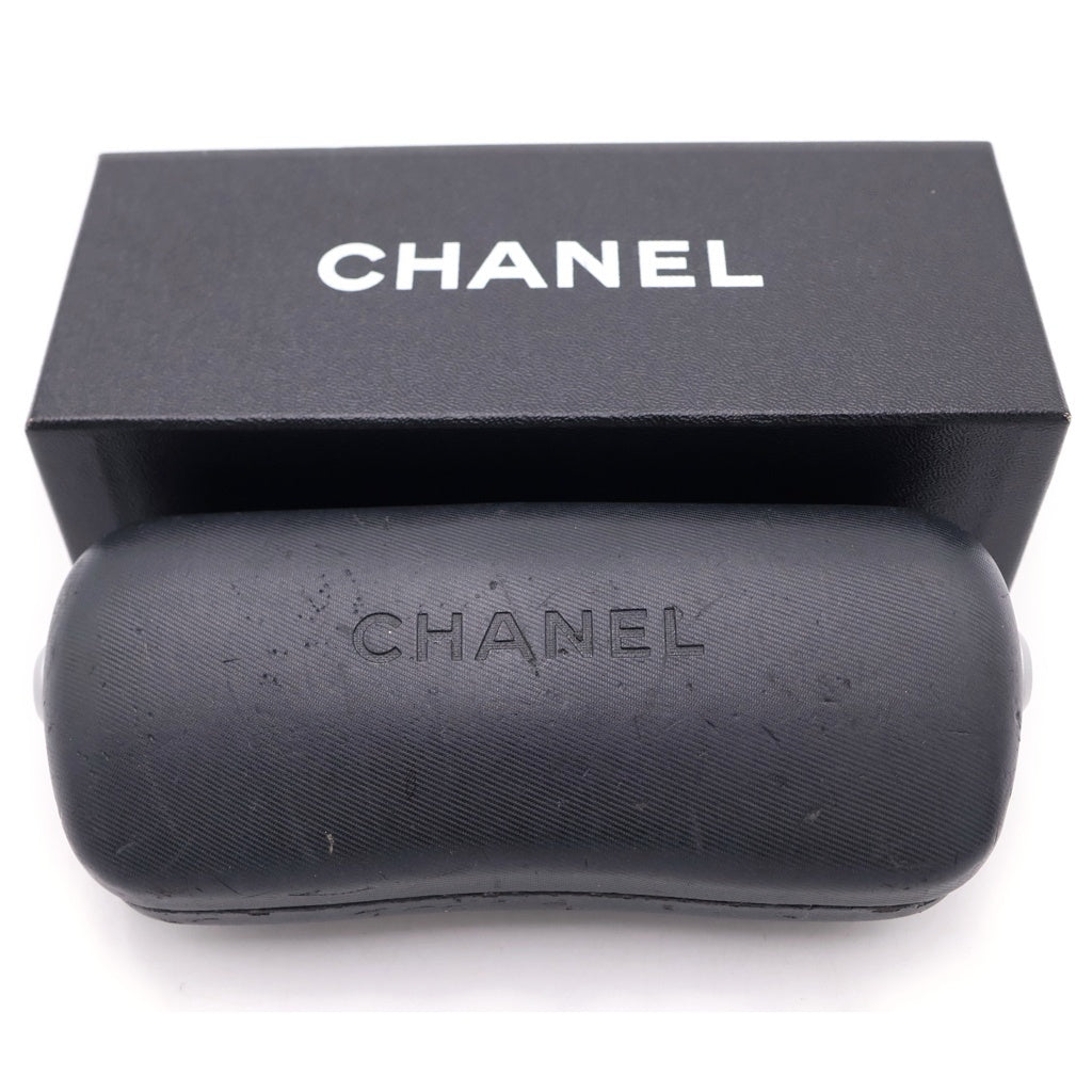 CHANEL(シャネル) リムレス メガネ 眼鏡 K18 ゴールド/ブラウン 度入り レディース