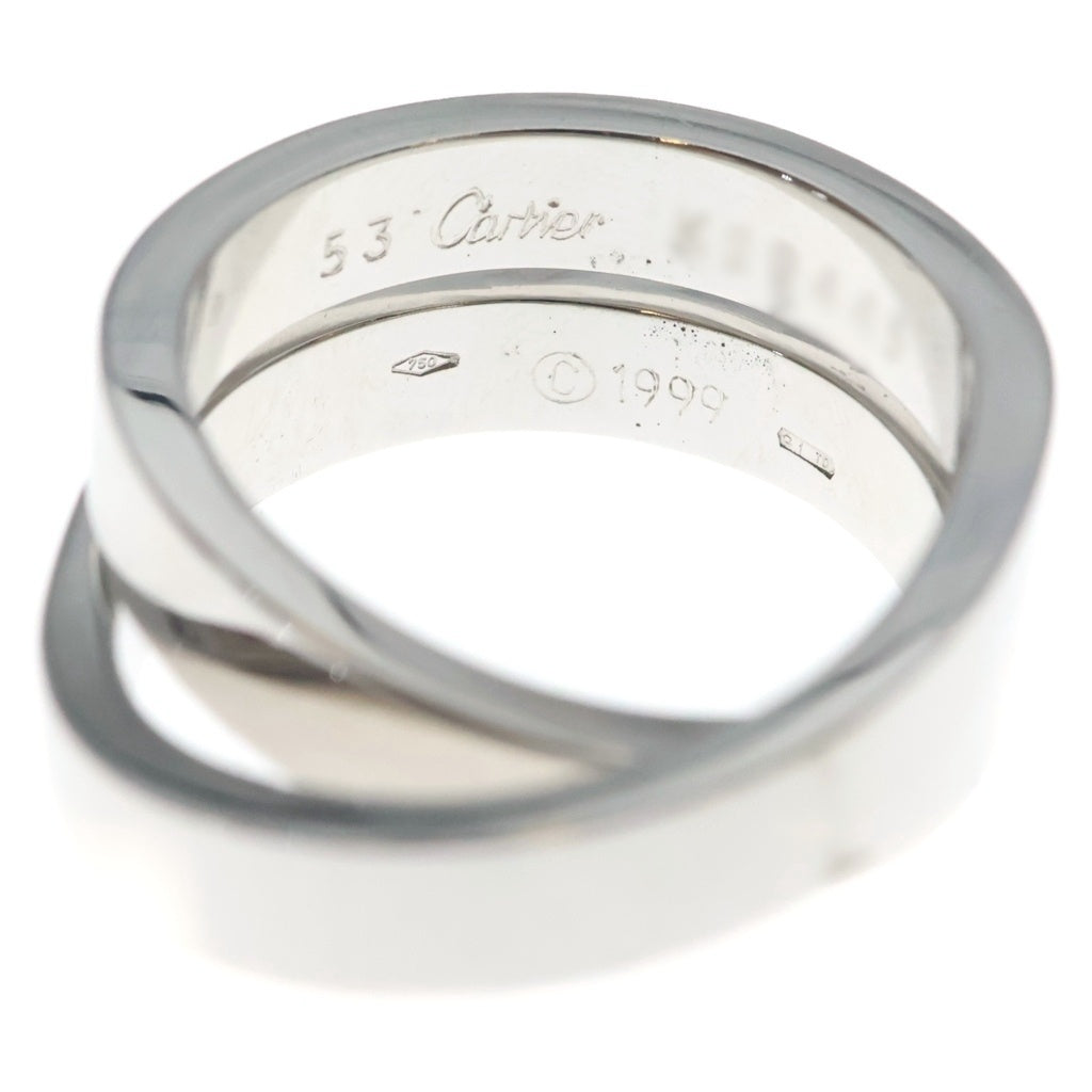 Cartier(カルティエ) パリ リング ホワイトゴールド Au750WG #53