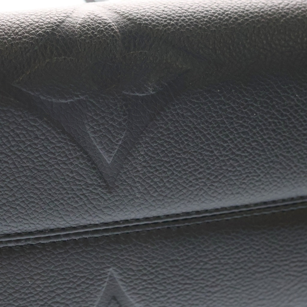 LOUIS VUITTON(ルイヴィトン) オンザゴーMM モノグラムアンプラント レザー 2WAY ハンド ショルダー トートバッグ ブラック M45595 レディース