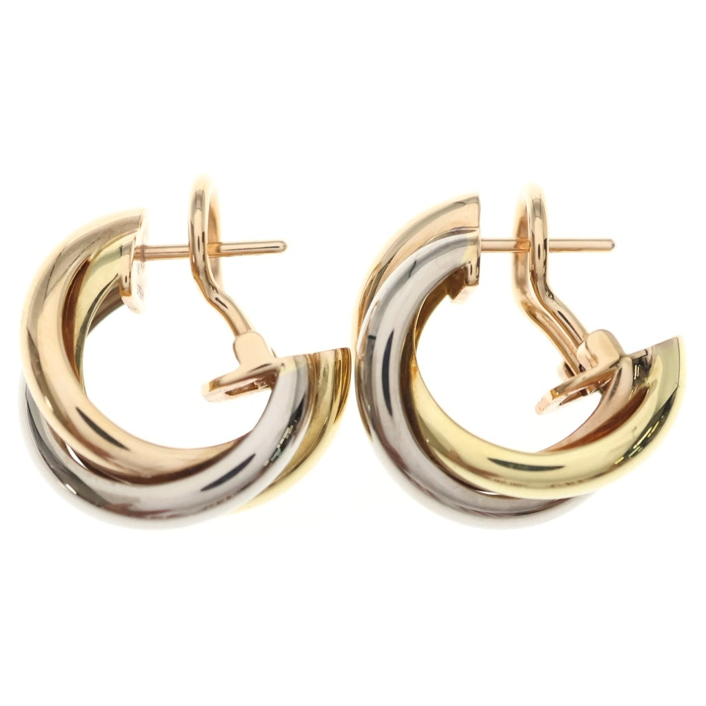 Cartier(カルティエ) トリニティ クラシック ピアス イエローゴールド×ホワイトゴールド×ピンクゴールド Au750WG/PG/YG レディース