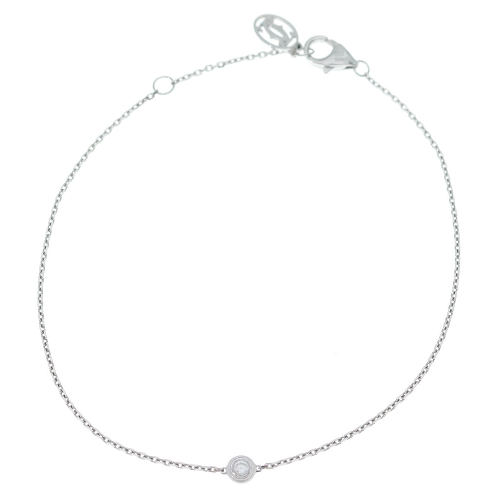 Cartier(カルティエ) ダムール XS 1PD ブレスレット ホワイトゴールド Au750WG レディース