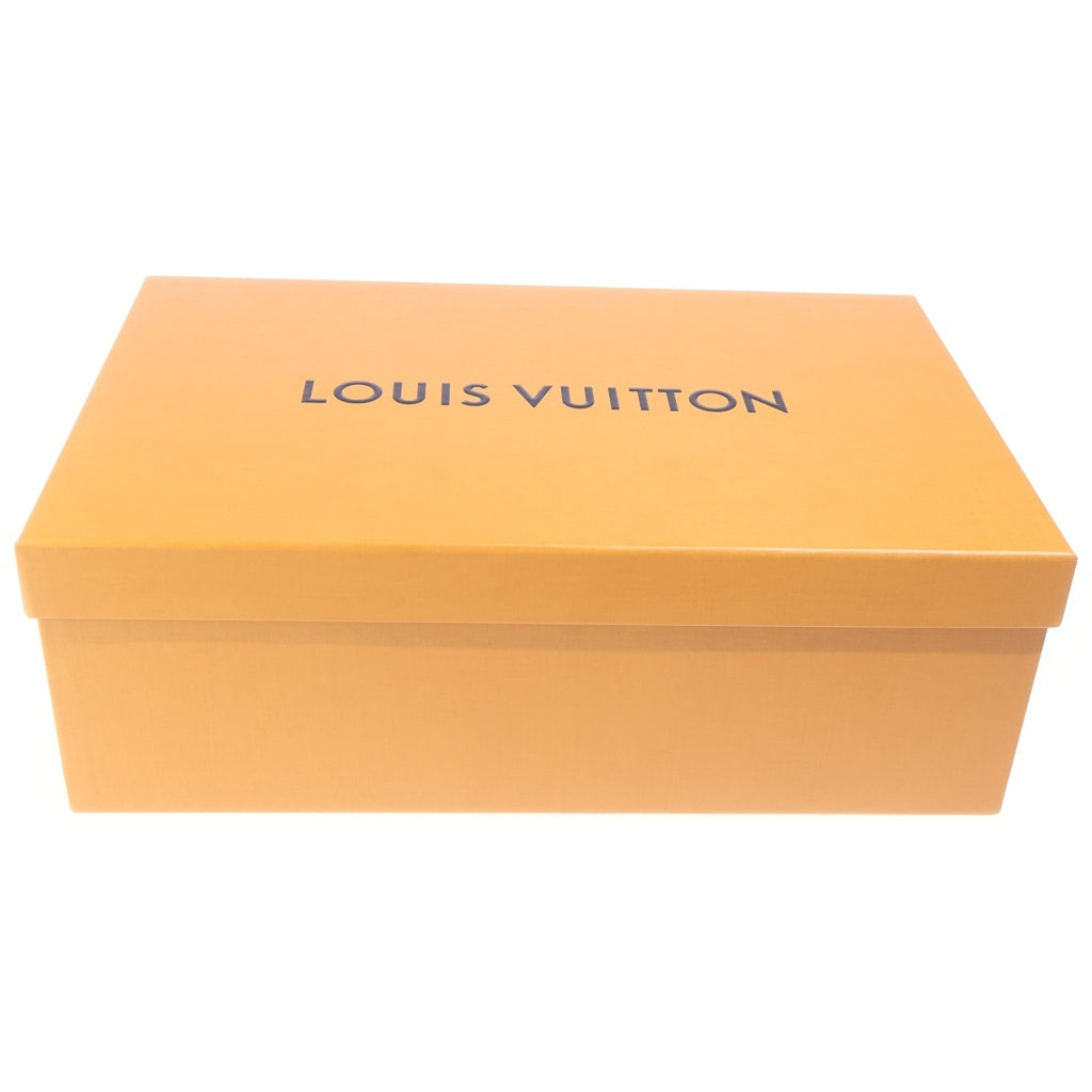 LOUIS VUITTON(ルイヴィトン) プールピローライン プラットフォームサンダル LVサークルロゴ ベルクロストラップ レザー シルバー/ブラック SC 0232 レディース