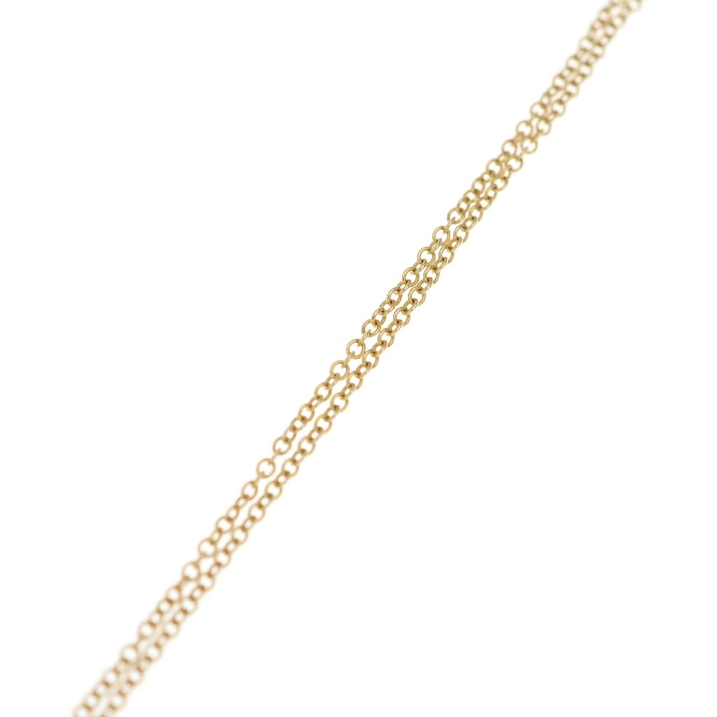 TIFFANY & Co.(ティファニー) センチメンタルハートネックレス ダイヤ ペンダント チェーン イエローゴールド Au750YG レディース