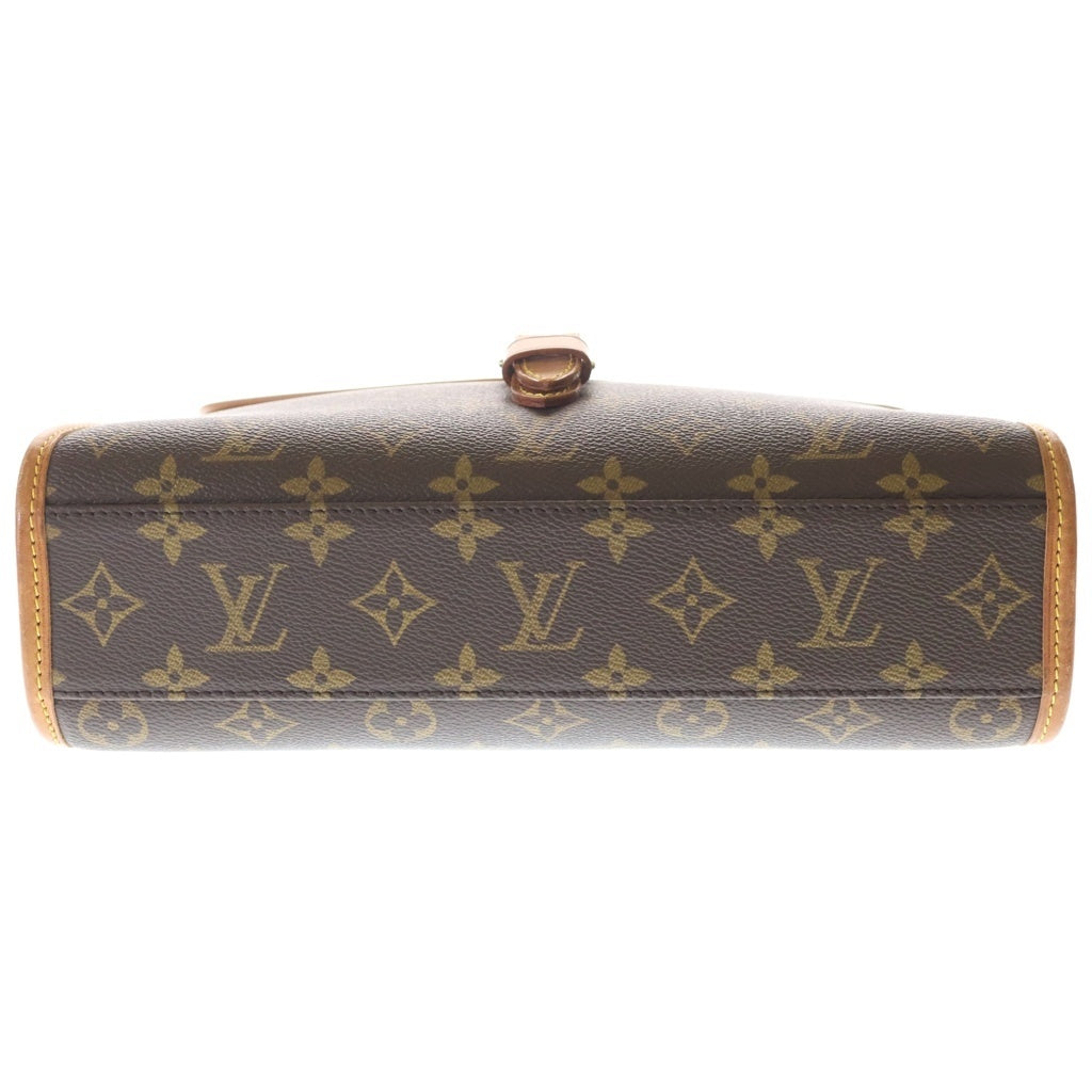 LOUIS VUITTON(ルイヴィトン) モノグラム ベルエア 2WAYハンドバッグ ショルダーバッグ ブラウン レザー×PVC M51122 ゴールド金具 レディース