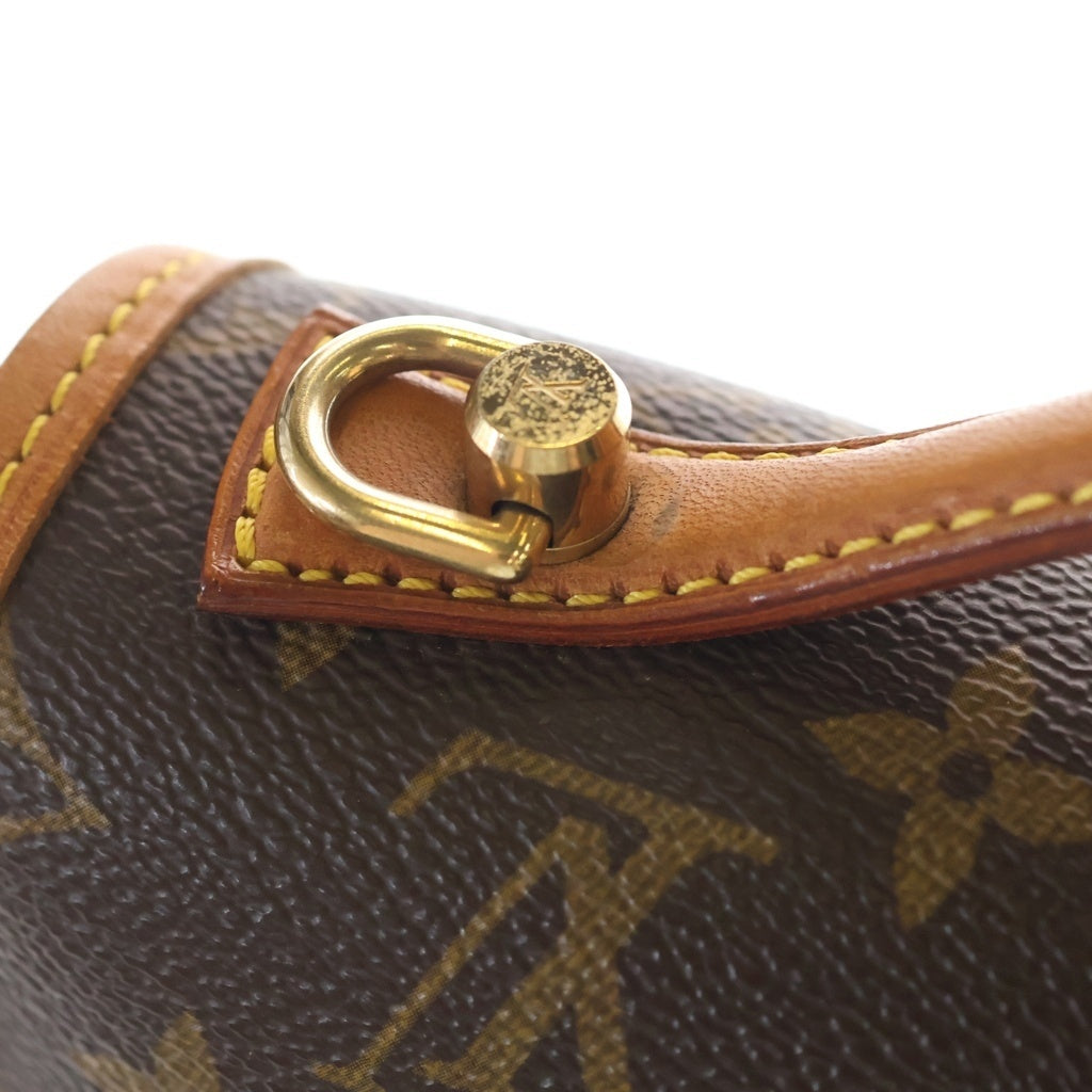 LOUIS VUITTON(ルイヴィトン) モノグラム ベルエア 2WAYハンドバッグ ショルダーバッグ ブラウン レザー×PVC M51122 ゴールド金具 レディース