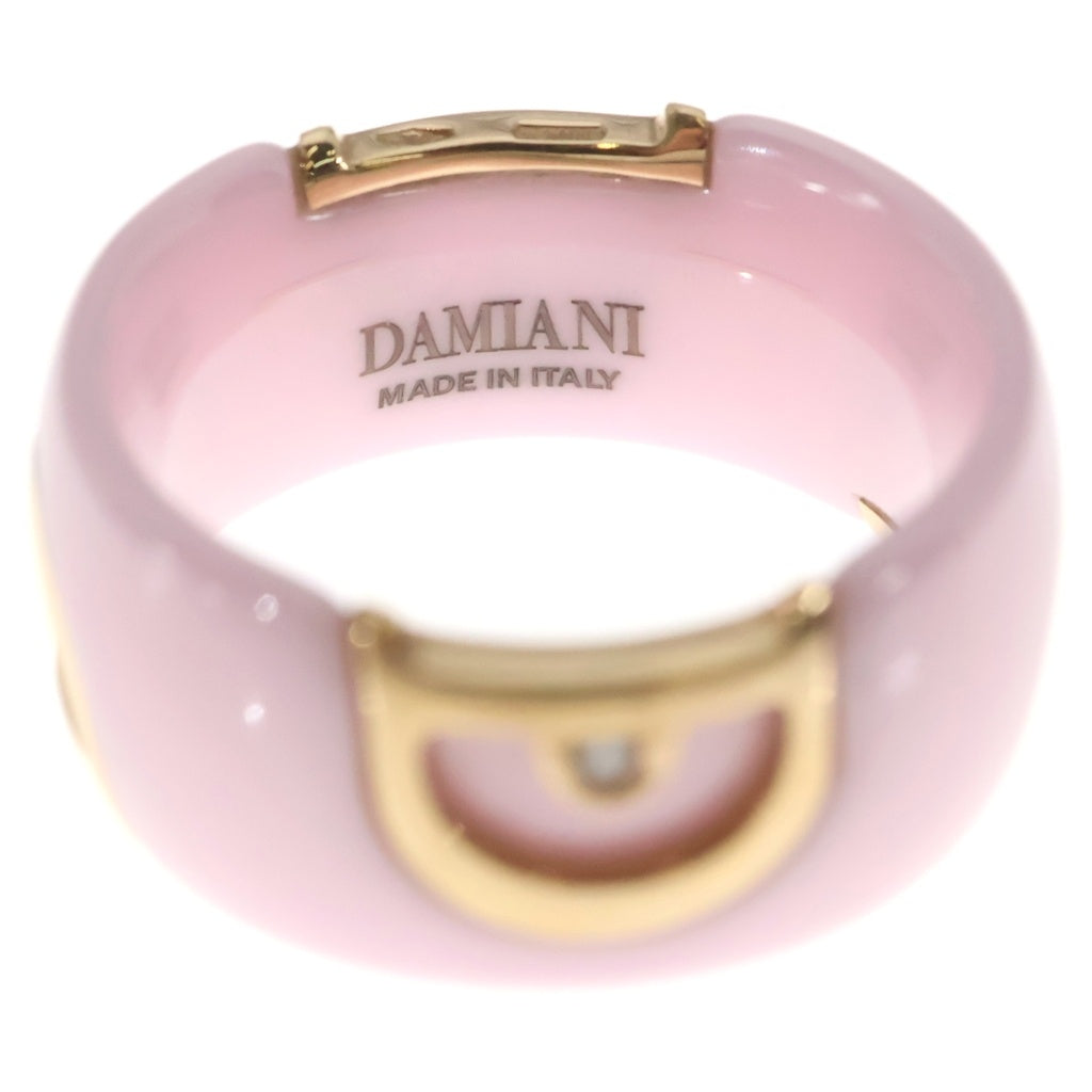DAMIANI(ダミアーニ) D.アイコン ダイヤ リング ピンク×イエローゴールド Au750YG #12 レディース