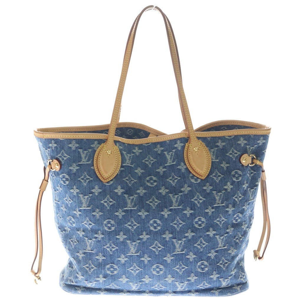 LOUIS VUITTON(ルイヴィトン) モノグラム デニム ネヴァーフルMM ハンド トートバッグ インディゴ M13192 RFID レディース