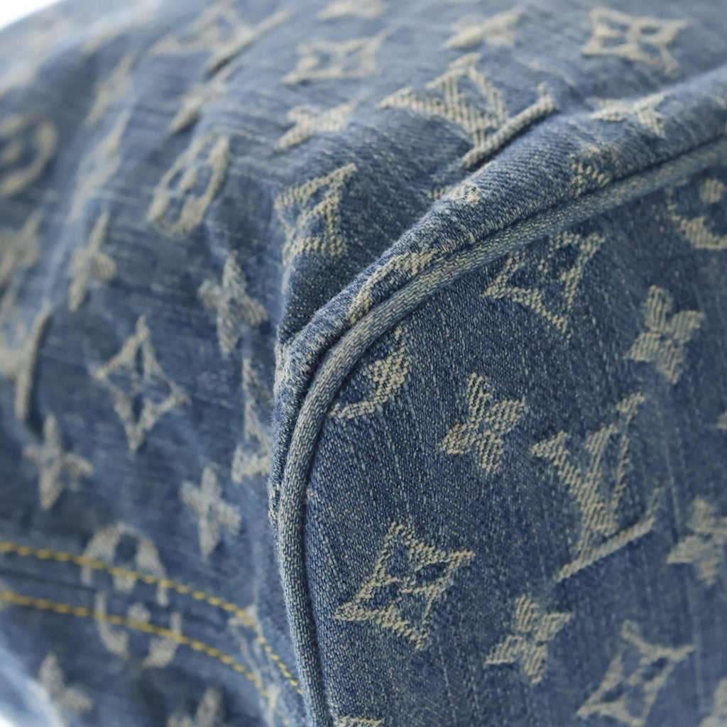 LOUIS VUITTON(ルイヴィトン) モノグラム デニム ネヴァーフルMM ハンド トートバッグ インディゴ M13192 RFID レディース