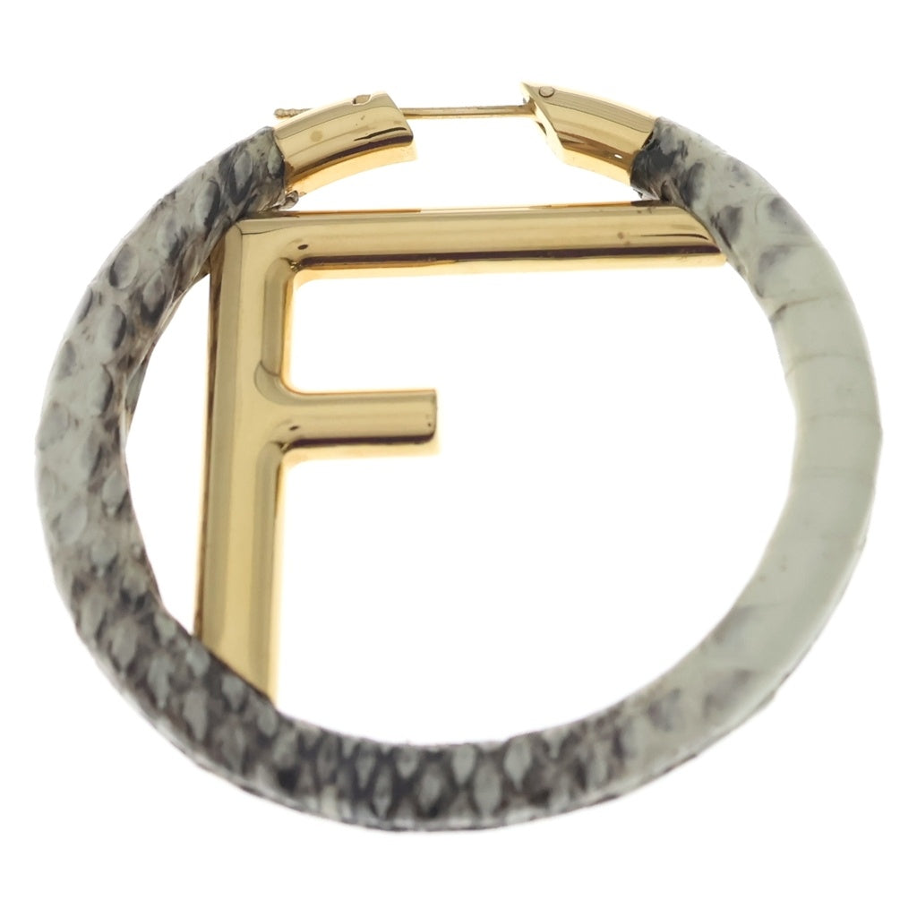 FENDI(フェンディ) エフイズフェンディ サークルピアス パイソン×GP レディース
