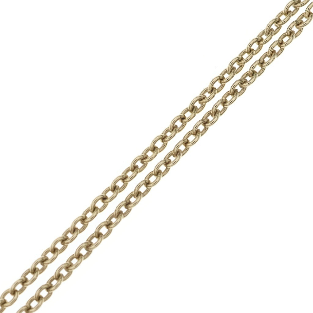 Christian Dior(クリスチャンディオール) CDロゴ ラインストーン ネックレス ゴールド金具 メタル レディース