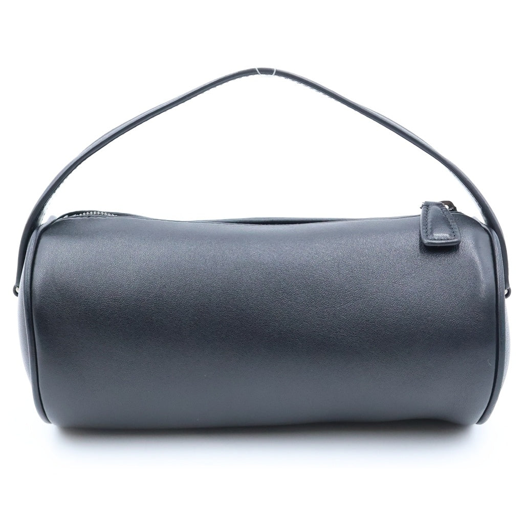THE ROW(ザロウ) Round 90s Bag ハンドバッグ ブラック シープスキン W1709 L108 BLACK ANS レディース