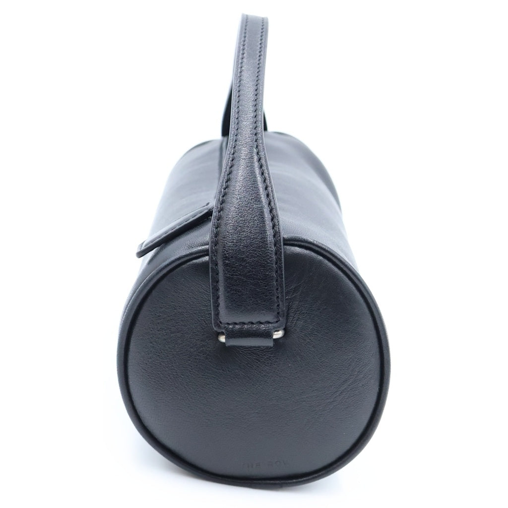 THE ROW(ザロウ) Round 90s Bag ハンドバッグ ブラック シープスキン W1709 L108 BLACK ANS レディース