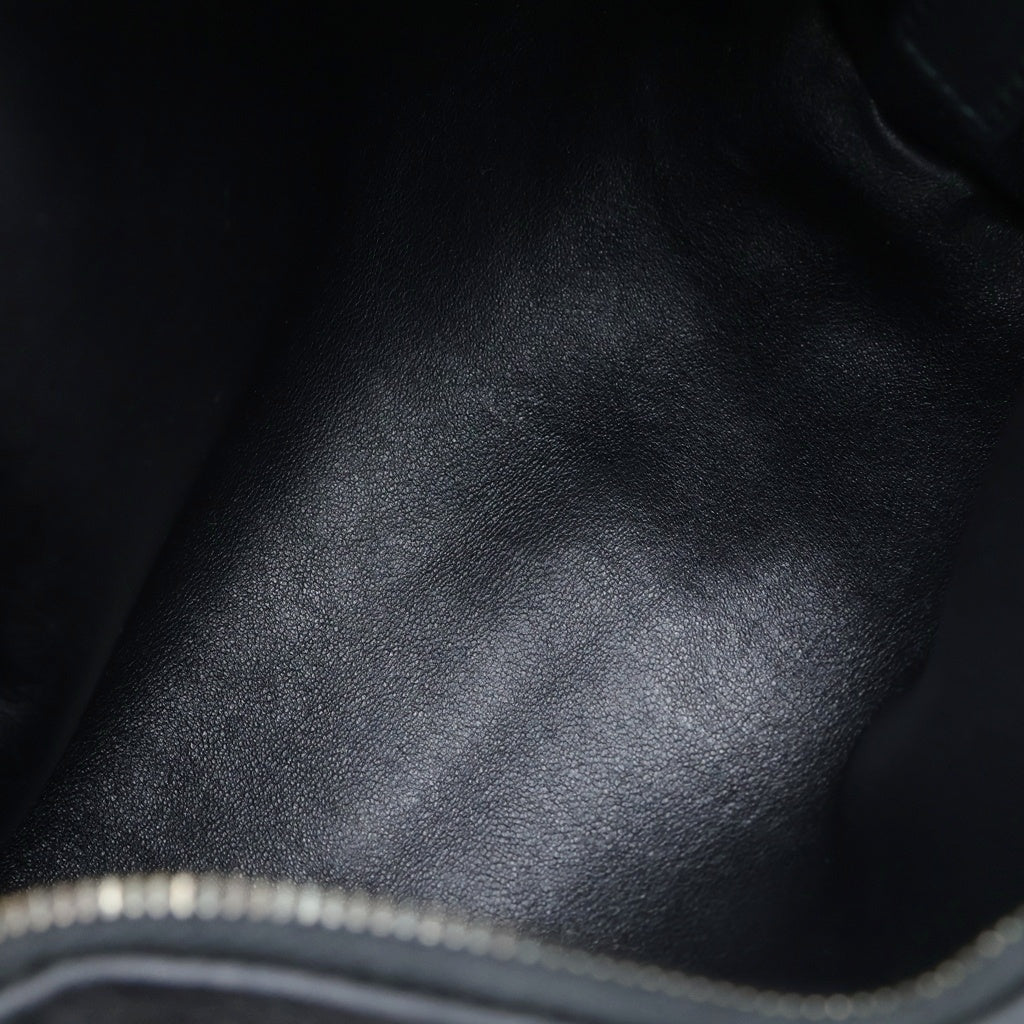 THE ROW(ザロウ) Round 90s Bag ハンドバッグ ブラック シープスキン W1709 L108 BLACK ANS レディース
