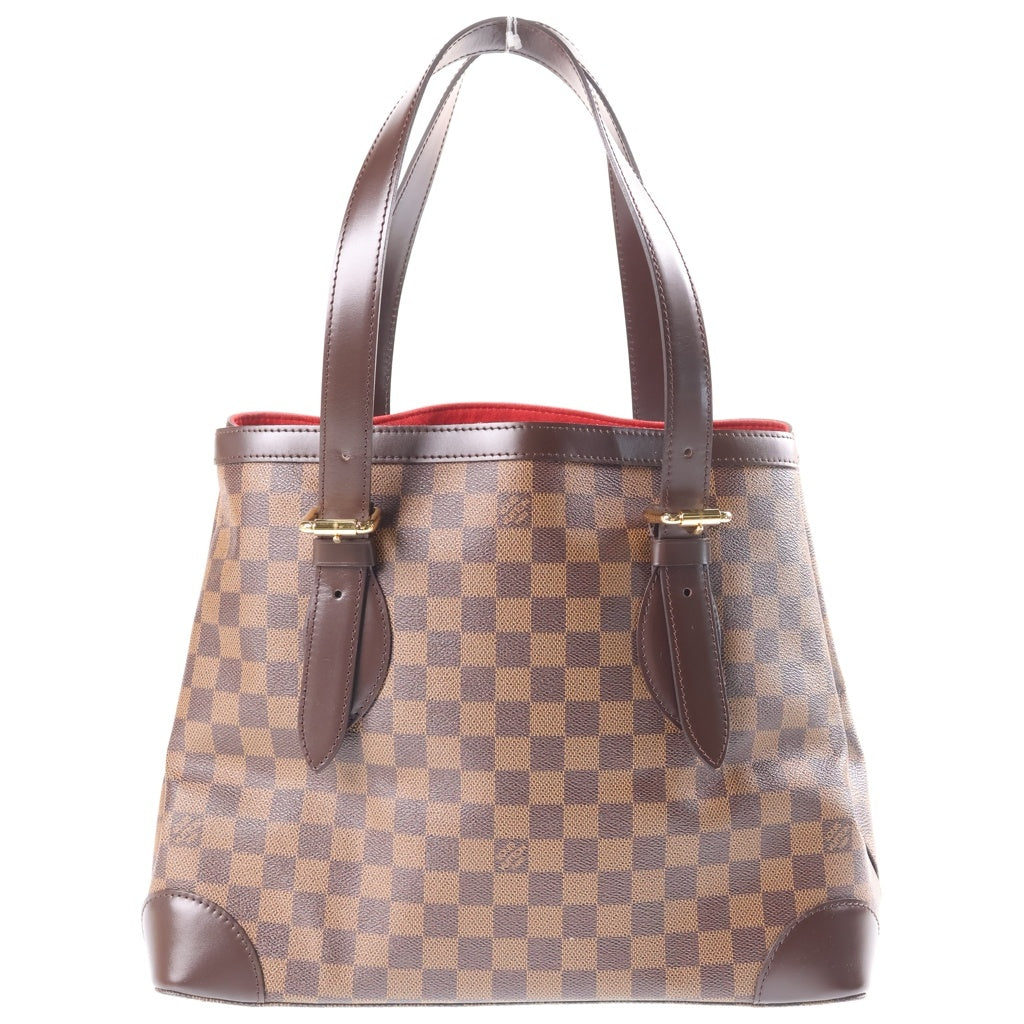 LOUIS VUITTON(ルイヴィトン) ダミエ ハムステッドMM PVC レザー トートバッグ ブラウン N51204 レディース