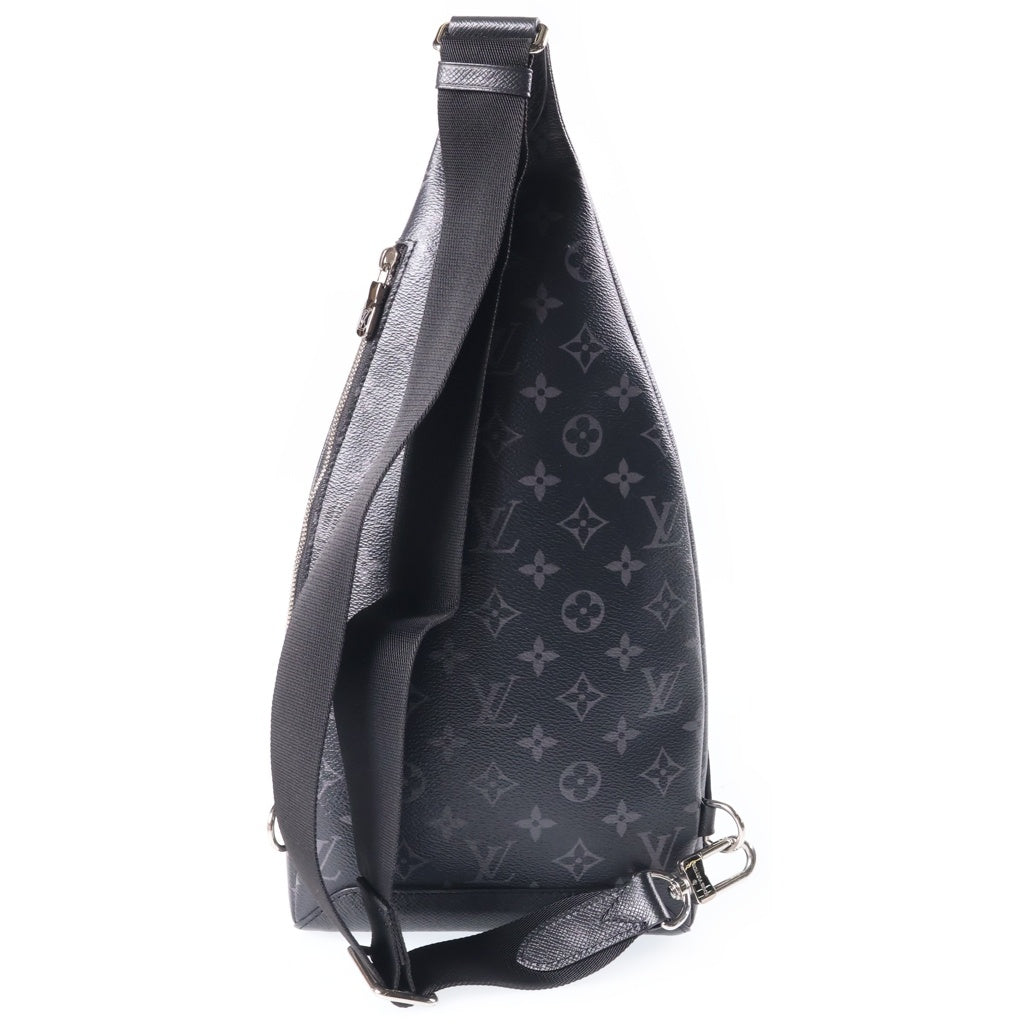 LOUIS VUITTON(ルイヴィトン) モノグラム タイガラマ×エクリプス デュオ・スリングバッグ ボディバッグ ショルダーバッグ ブラック PVC×レザー M30936