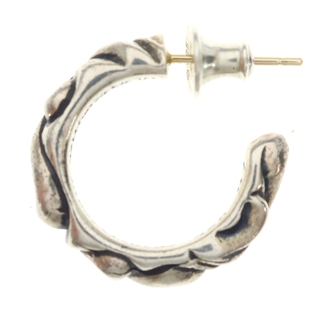 CHROME HEARTS(クロムハーツ) HOOP SCROOL スクロール フープピアス シルバー BCA102