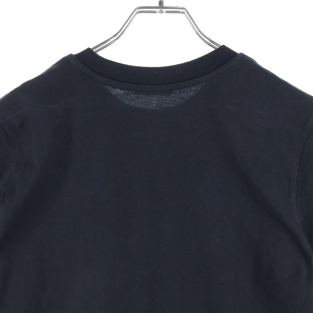 MONCLER(モンクレール) MAGLIA A MANICHE CORTE TEE マリアマニケコルケ ロゴプリント半袖Tシャツ カットソー ブラック レディース J20938C00016 829HP