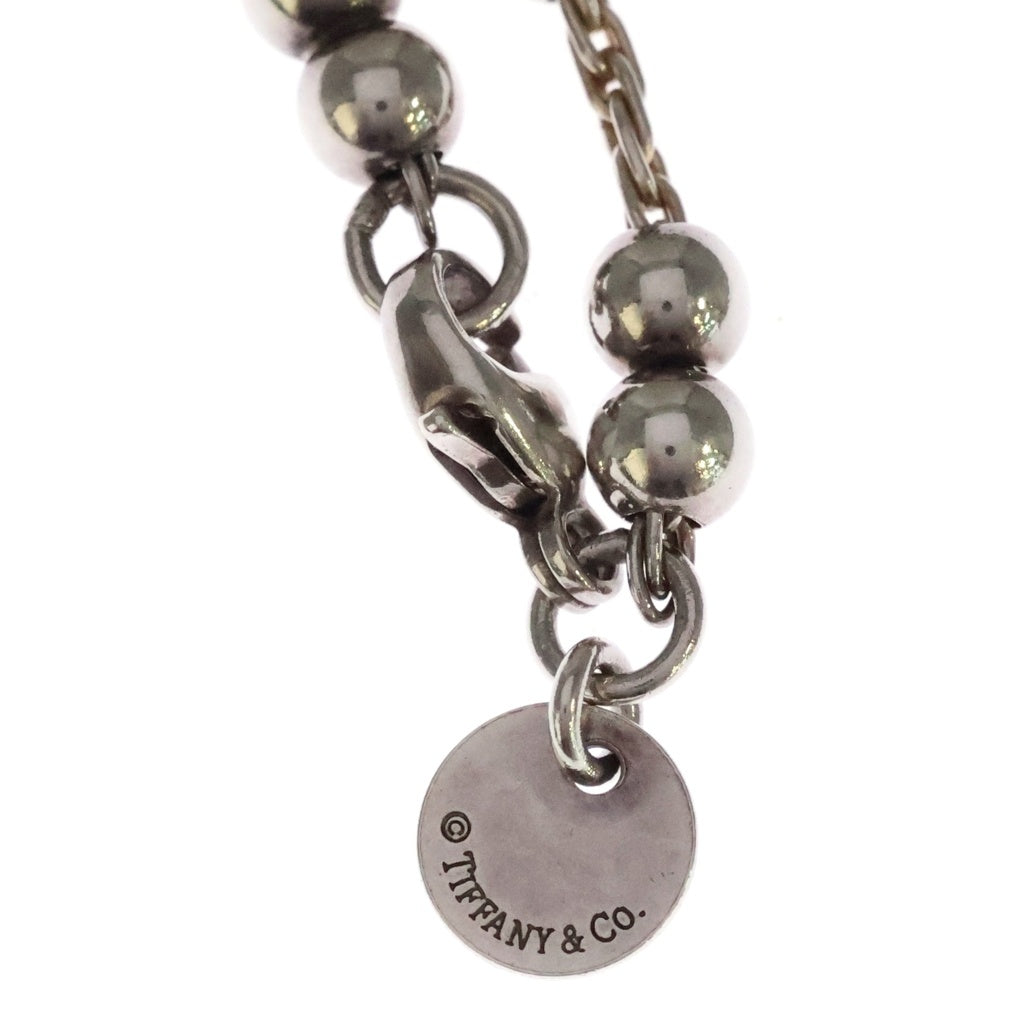 TIFFANY & Co.(ティファニー) リターントゥ ブルーハート ボールチェーンブレスレット シルバー×ティファニーブルー SV925 レディース