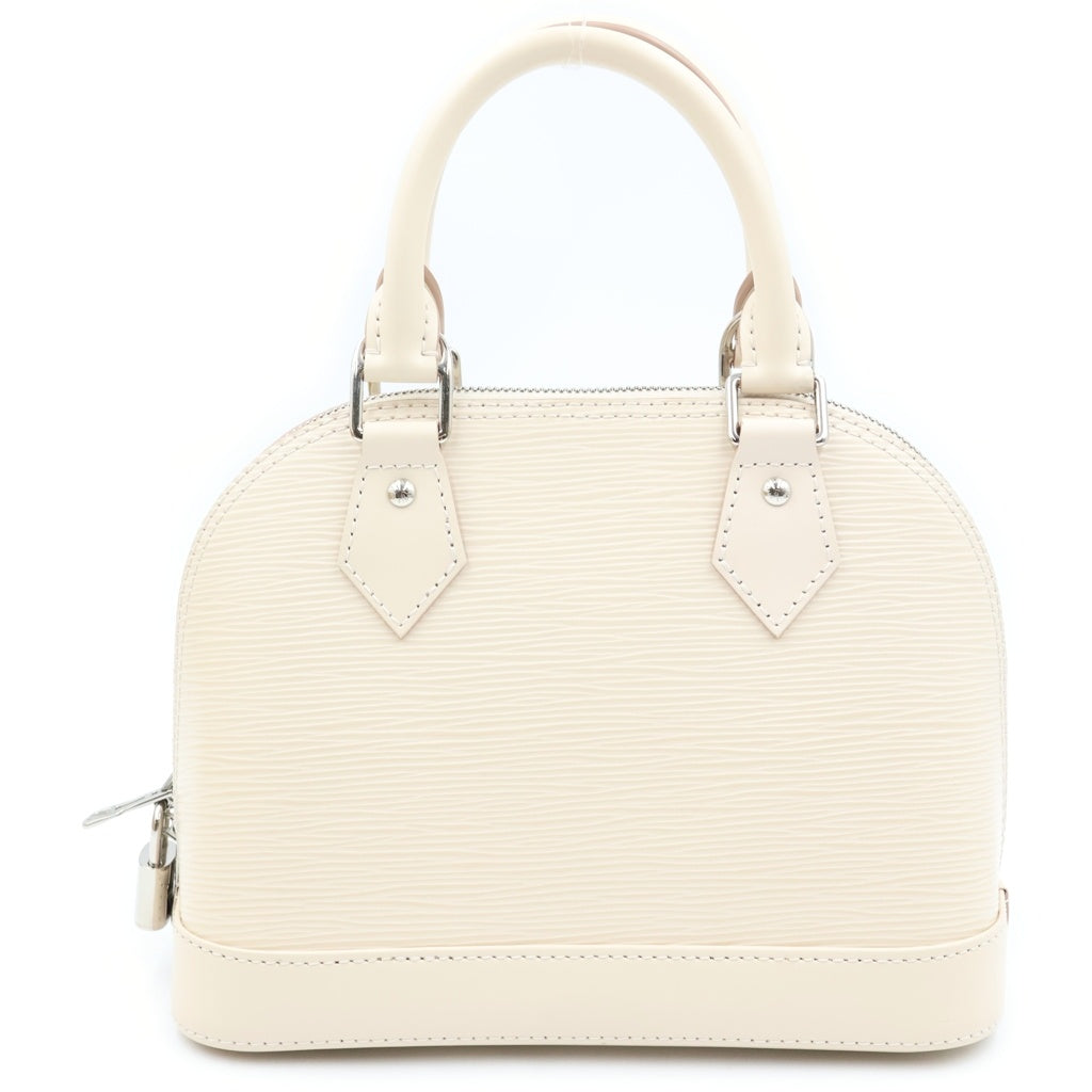 LOUIS VUITTON(ルイヴィトン) エピ アルマBB レザー シルバー金具 2WAY ハンドバッグ ショルダーバッグ クオーツホワイト M14432 レディース